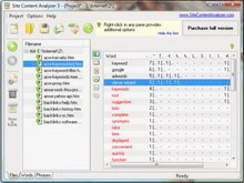 site content analyzer, 3.2